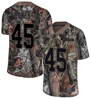 Nike Falcons #45 Deion Jones Camo Men's Stitched NFL Limited Rush Realtree Jersey