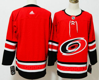 Men's Carolina Hurricanes Blank Red 2017-2018 Hockey Stitched NHL Jersey