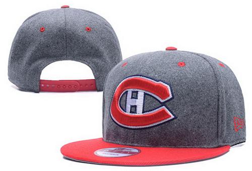 NHL Montreal Canadiens Stitched Snapback Hats 001