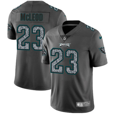 Nike Philadelphia Eagles #23 Rodney McLeod Gray Static Men's NFL Vapor Untouchable Game Jersey