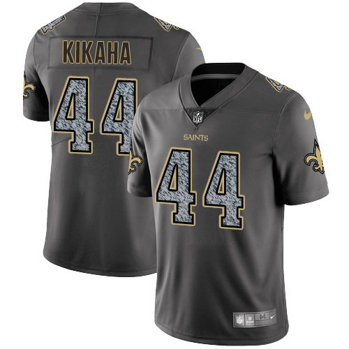 Nike New Orleans Saints #44 Hau'oli Kikaha Gray Static Men's NFL Vapor Untouchable Game Jersey