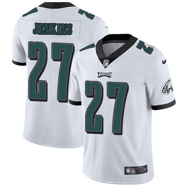 Youth Nike Philadelphia Eagles #27 Malcolm Jenkins White Stitched NFL Vapor Untouchable Limited Jersey