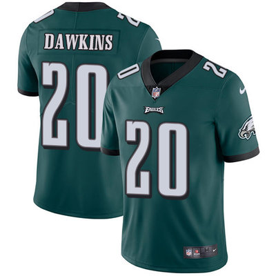 Youth Nike Philadelphia Eagles #20 Brian Dawkins Midnight Green Team Color Stitched NFL Vapor Untouchable Limited Jersey