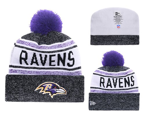 NFL Baltimore Ravens Logo Stitched Knit Beanies 019