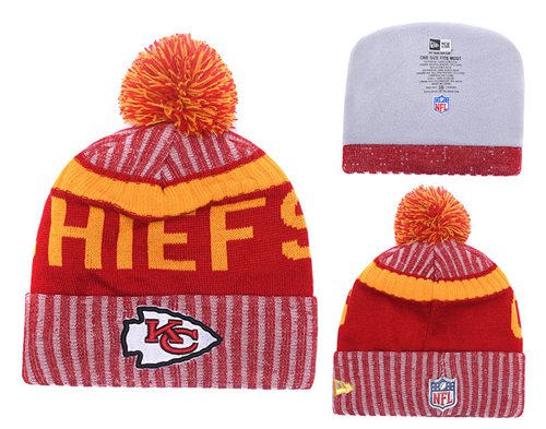 NFL Kansas City Chiefs Logo Stitched Knit Beanies 010