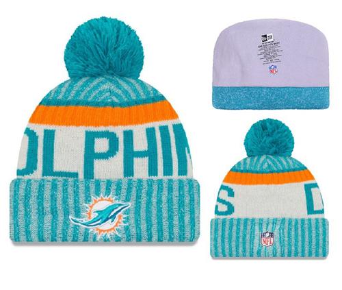 NFL Miami Dolphins Logo Stitched Knit Beanies 005