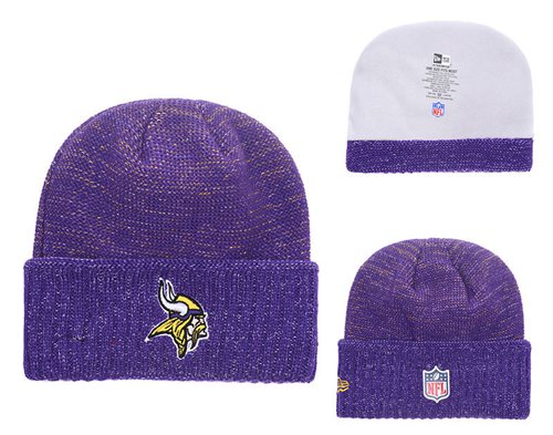 NFL Minnesota Vikings Logo Stitched Knit Beanies 012