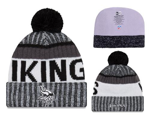 NFL Minnesota Vikings Logo Stitched Knit Beanies 009