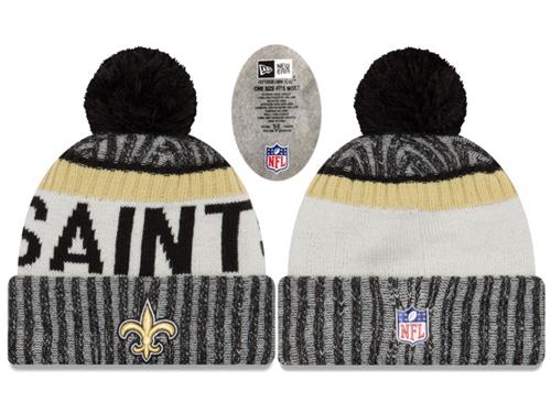 NFL New Orleans Saints Logo Stitched Knit Beanies 005