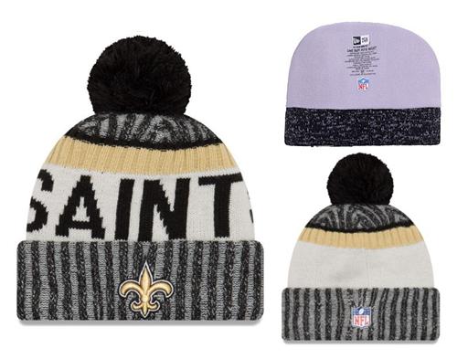 NFL New Orleans Saints Logo Stitched Knit Beanies 004