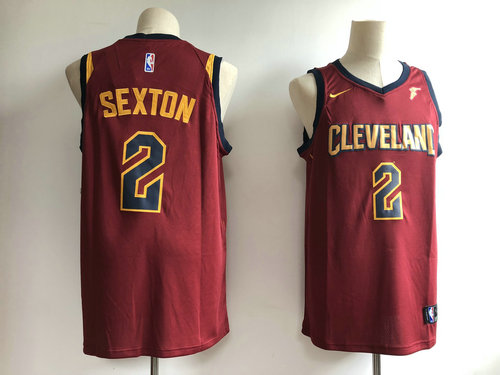 Men's Cleveland Cavaliers 2 Collin Sexton Swingman Icon Edition Jersey