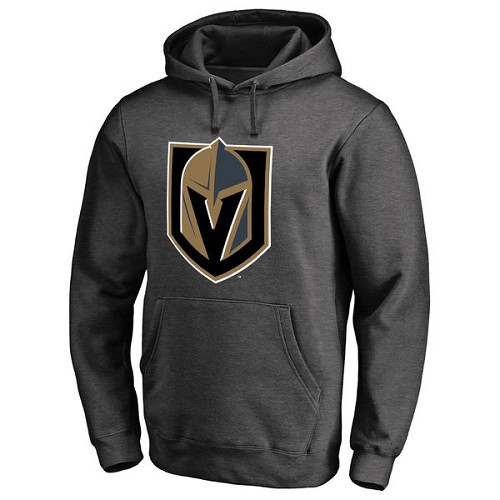 NHL Men's Vegas Golden Knights Charcoal Big & Tall Logo Pullover Hoodie