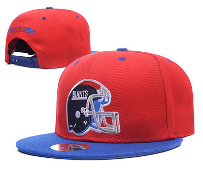 NFL New York Giants Team Logo Red Snapback Adjustable Hat GS56