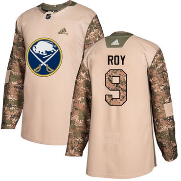 Adidas Sabres #9 Derek Roy Camo Authentic 2017 Veterans Day Stitched NHL Jersey