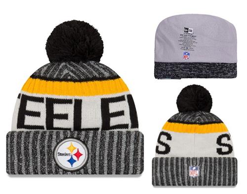 NFL Pittsburgh Steelers Logo Stitched Knit Beanies 010