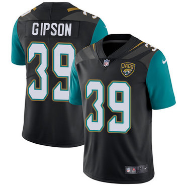 Nike Jaguars #39 Tashaun Gipson Black Alternate Men's Stitched NFL Vapor Untouchable Limited Jersey