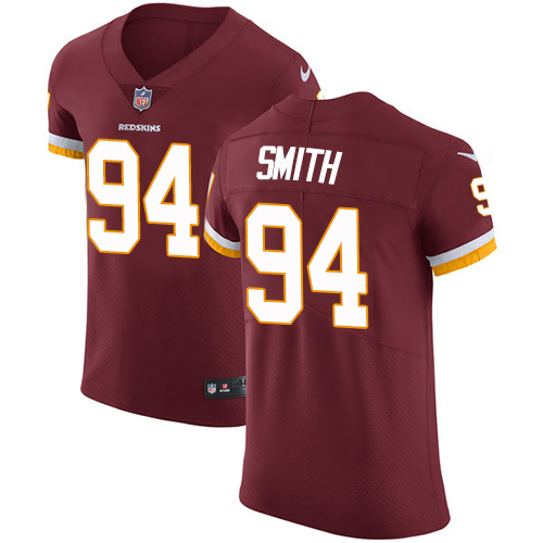 Nike Redskins #94 Preston Smith Burgundy Red Team Color Men's Stitched NFL Vapor Untouchable Elite Jersey