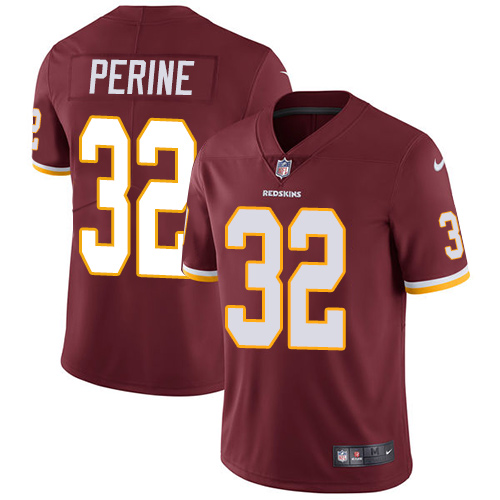 Nike Redskins #32 Samaje Perine Burgundy Red Team Color Men's Stitched NFL Vapor Untouchable Limited Jersey