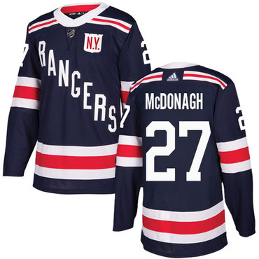 Adidas Rangers #27 Ryan McDonagh Navy Blue Authentic 2018 Winter Classic Stitched NHL Jersey