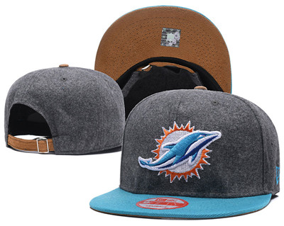 NFL Miami Dolphins Team Logo Snapback Adjustable Hat