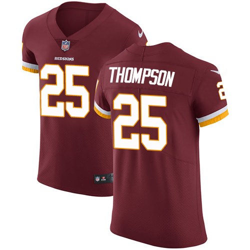 Nike Washington Redskins #25 Chris Thompson Burgundy Red Team Color Men's Stitched NFL Vapor Untouchable Elite Jersey