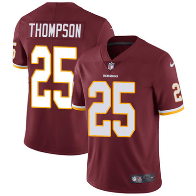 Youth Nike Washington Redskins #25 Chris Thompson Burgundy Red Team Color Stitched NFL Vapor Untouchable Limited Jersey