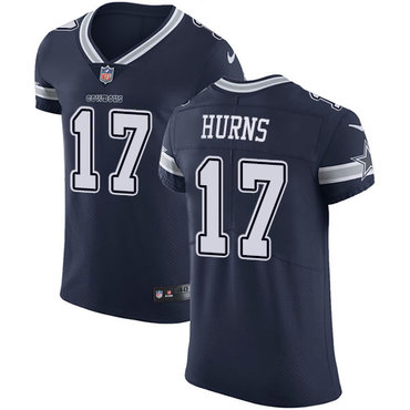 Men's Nike Dallas Cowboys #17 Allen Hurns Navy Blue Team Color Stitched NFL Vapor Untouchable Elite Jersey