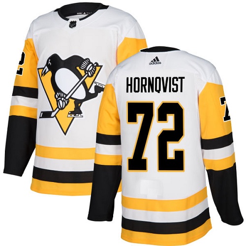 Adidas Pittsburgh Penguins #72 Patric Hornqvist White Alternate Authentic Stitched NHL Jersey