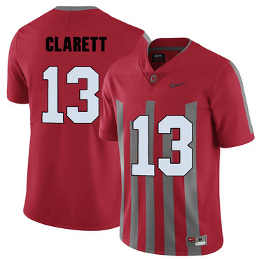 Ohio State Buckeyes 13 Maurice Clarett Red Elite College Football Jersey