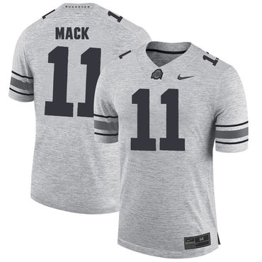 Ohio State Buckeyes 11 Austin Mack Gray College Football Jersey