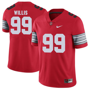 Ohio State Buckeyes 99 Bill Willis Red 2018 Spring Game College Football Limited Jersey