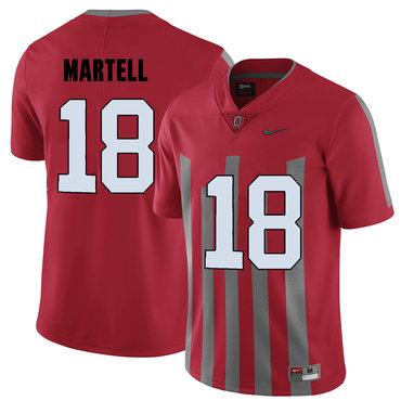 Ohio State Buckeyes 18 Tate Martell Red College Football Elite Jersey