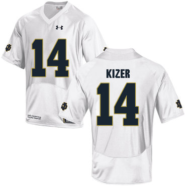 Notre Dame Fighting Irish 14 DeShone Kizer White College Football Jersey