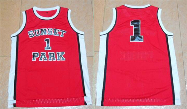 Sunset Park 1 Red Movie Stitched Jersey