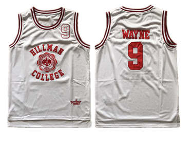 Hillman College Theater Dwayne Wayne White Stitched Movie Jersey