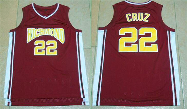 Richmond Oilers 22 Timo Cruz Home Coach Carter Movie Stitched Jersey