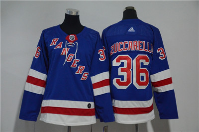 Adidas Detroit Rangers #36 Mats Zuccarello Blue Youth Jersey