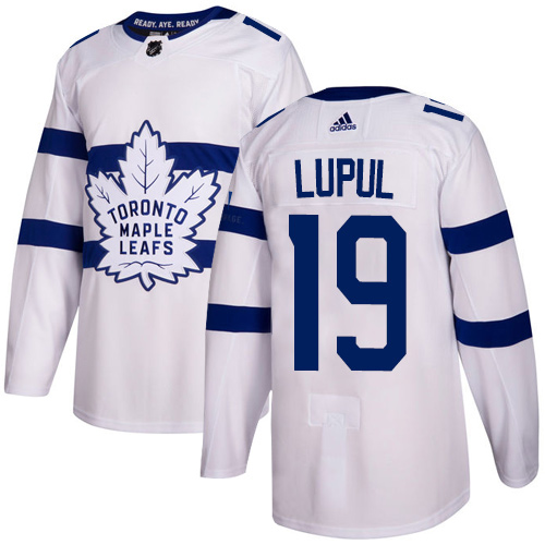 Adidas Toronto Maple Leafs #19 Joffrey Lupul White Authentic 2018 Stadium Series Stitched Youth NHL Jersey