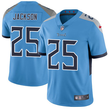 Nike Tennessee Titans #25 Adoree' Jackson Light Blue Team Color Men's Stitched NFL Vapor Untouchable Limited Jersey