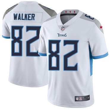 Nike Tennessee Titans #82 Delanie Walker White Men's Stitched NFL Vapor Untouchable Limited Jersey