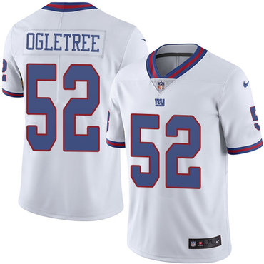 Nike Giants #52 Alec Ogletree White Youth Stitched NFL Limited Rush Jersey