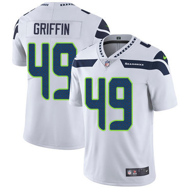 Youth Nike Seahawks #49 Shaquem Griffin White Stitched NFL Vapor Untouchable Limited Jersey