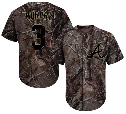 Atlanta Braves #3 Dale Murphy Camo Realtree Collection Cool Base Stitched MLB Jersey