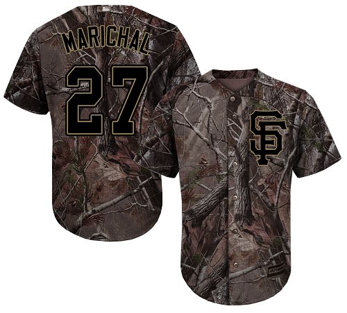 San Francisco Giants #27 Juan Marichal Camo Realtree Collection Cool Base Stitched MLB Jersey