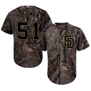 San Diego Padres #51 Trevor Hoffman Camo Realtree Collection Cool Base Stitched MLB Jersey