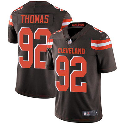 Nike Cleveland Browns #92 Chad Thomas Brown Team Color Men's Stitched NFL Vapor Untouchable Limited Jersey