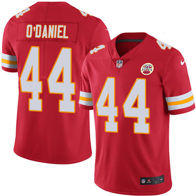 Nike Kansas City Chiefs #44 Dorian O'Daniel Red Team Color Men's Stitched NFL Vapor Untouchable Limited Jersey