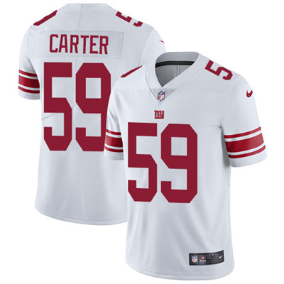 Nike New York Giants #59 Lorenzo Carter White Men's Stitched NFL Vapor Untouchable Limited Jersey