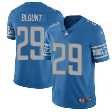 Men's NFL Detroit Lions #29 LeGarrette Blount Blue Vapor Untouchabl Limited Nike Jersey