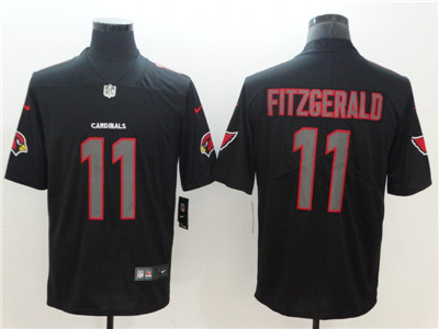 Nike Arizona Cardinals #11 Larry Fitzgerald Black Impact Limited Jersey